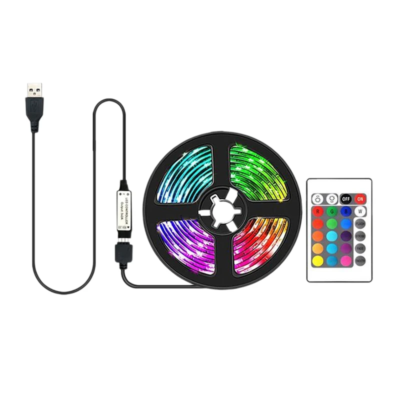 

Led Lights With Waterproof 5050 Rgb Remote Control USB Tv Background Light 5V Led Color Changing Atmosphere Light