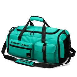 Weekender Bag com compartimento de sapato, mochila ao ar livre para viajar e trabalhar, Gym Bag, separação úmida e seca