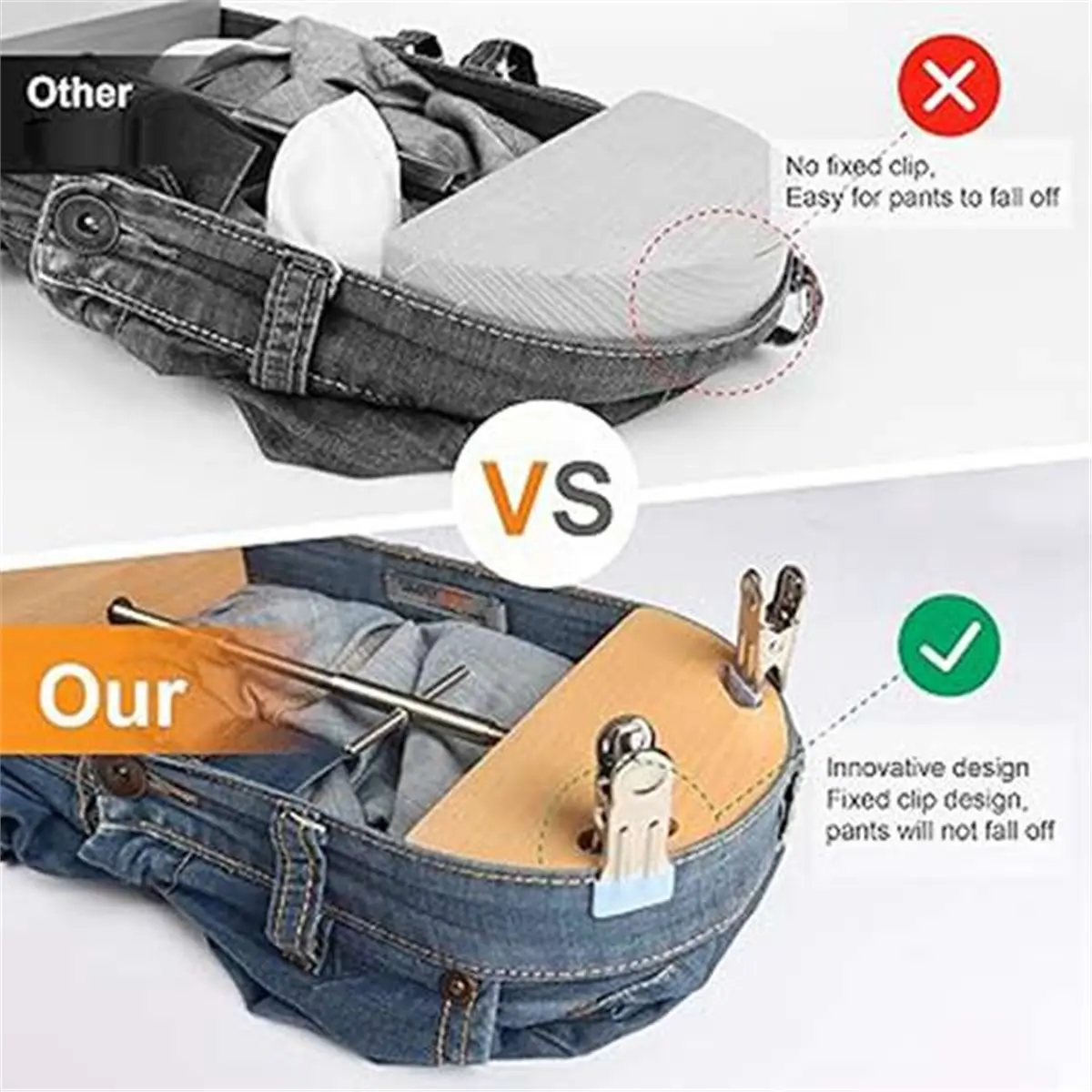 Pants Stretchers for Jeans - Waist Waistband Stretcher, Heavy Duty with the Handle is Easy to Stretch