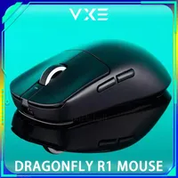 Vgn Vxe Dragonfly R1 Mouse Tri Mode R1 Pro Max Gamer Paw3395 Wireless Mouse Lightweight Ergonomics Custom Pc Gaming Accessories