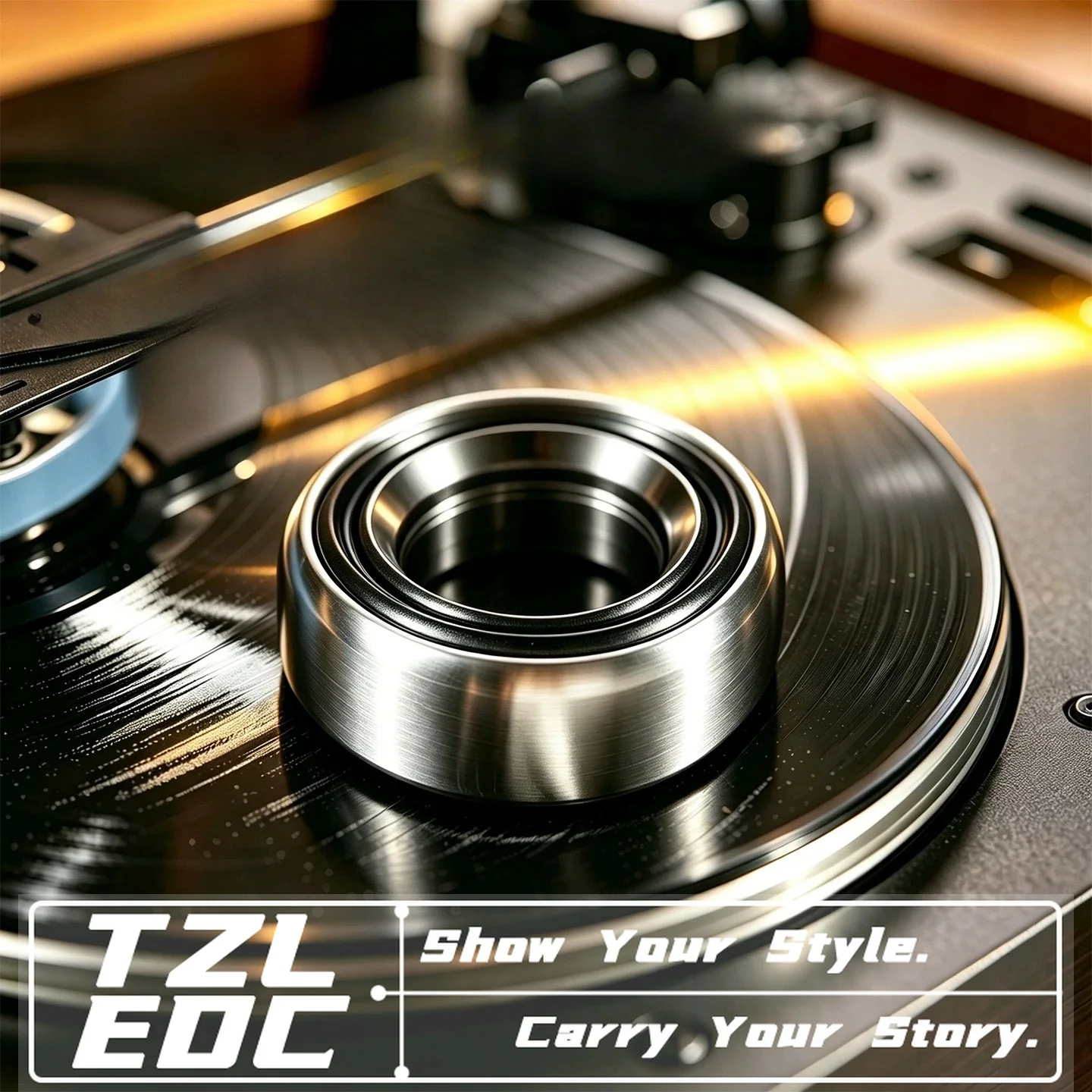 edcリングストレス解消テック玩具、磁気セグメントクリック式、退屈解消フィジェットガジェット、指先リラックスツール