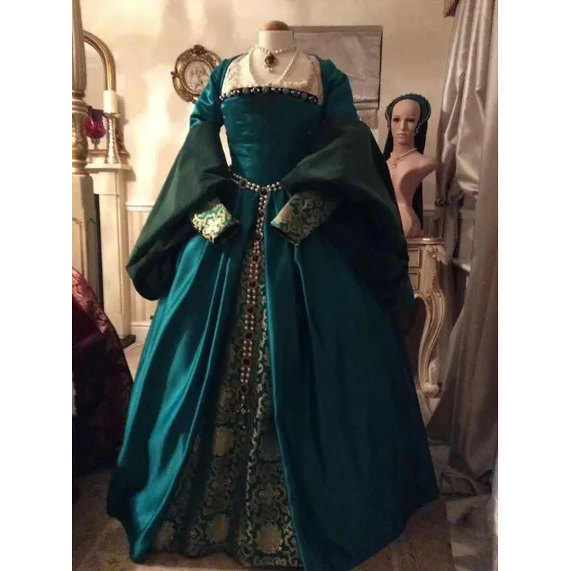 Anne Boleyn costume dress Tudor Queen Elizabeth Anne Boleyn ball gown dresss costume king henry outfit dress