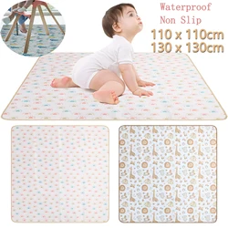 Baby Splash Mat for Under High Chair/Arts/Crafts Baby Crawling Pad Baby Play Mat Washable Waterproof Anti-Slip Floor Splash Mat