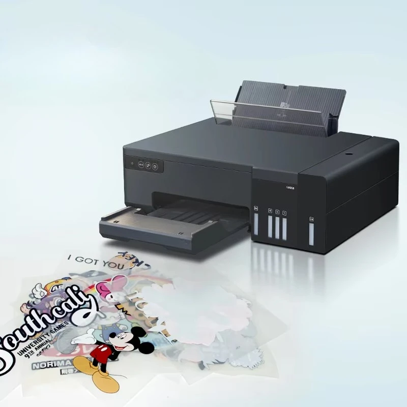 New Factory Direct Selling A4 L8058 DTF Transfer Printing Machine EcoTank  Inkjet Printer for DIY Print on T-shirts Textile