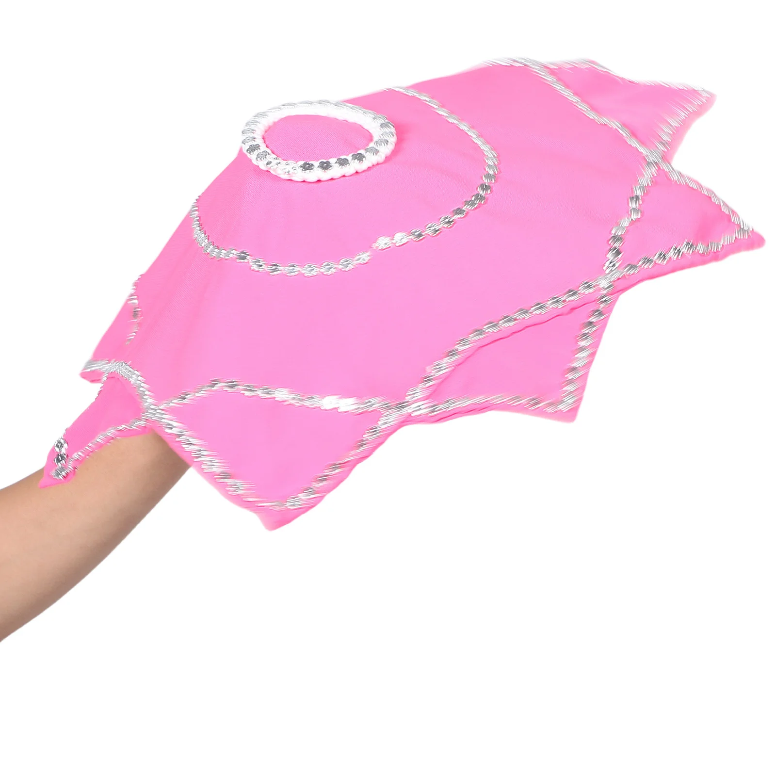 

1Pair Octagonal Dance Handkerchiefs Colorful Folk Yangko Scarves Stage Performance Props Party Supplies Dance Handkerchiefs