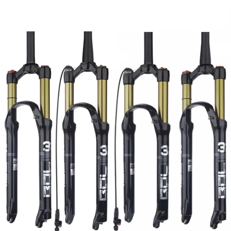 

STLF Bicycle Air Suspension Fork Mtb Front Fork Mountain Bike Fork 26/27.5/29 Inch Manual /Remote Lock Bike Parts
