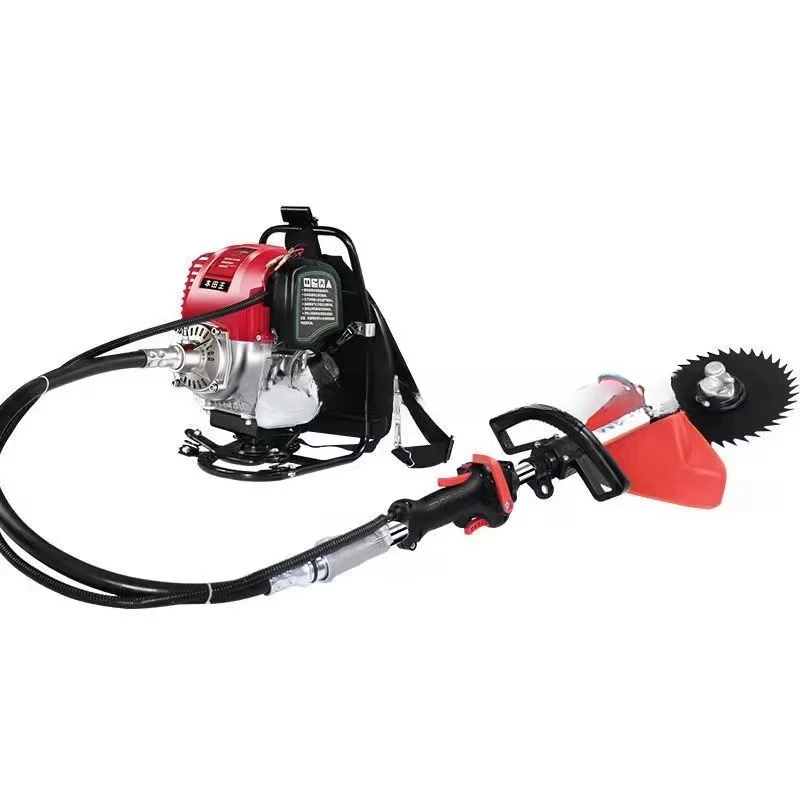 Multi-functional Fuel Automatic Remote Control Slop Lawn Mower Hand Push Weeding Machine