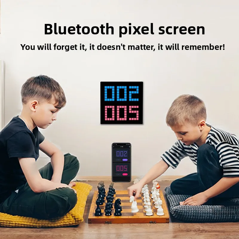 DIY Smart LED Matrix Pixel Display RGB Graffiti Bluetooth App Control Art Display For Gaming Room Decor Cool Animation Frame