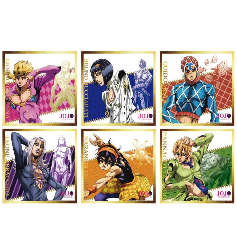 

Anime JoJo's Bizarre Adventure Acrylic Pendant Keychains Giorno Accessories Car Key Chain Key Ring Phone Bag Hanging Jewelry