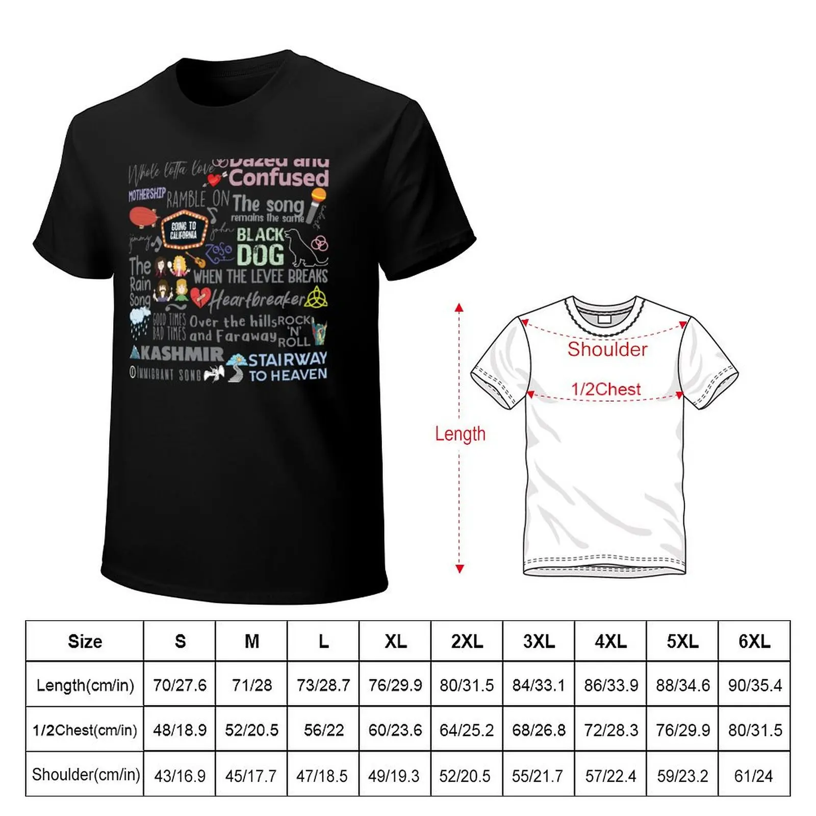 Epic Zeppelin Art T-Shirt t shirts for man cotton funny T-Shirt