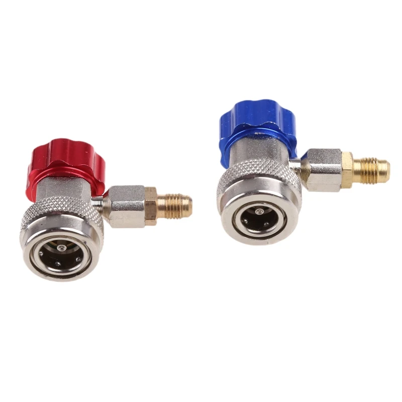 R134A Quick Couplers Adapters HIGH LOW Air Condition Manifold Connectors