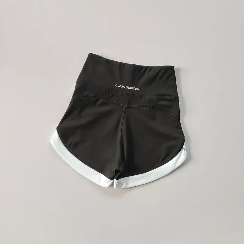 Hochgeschnittene Yoga-Shorts für Damen, Fitness, Push-Up, Po-Formend, Gym, Sport, Radfahren, Laufen, Leggings für Frauen – Detail 5