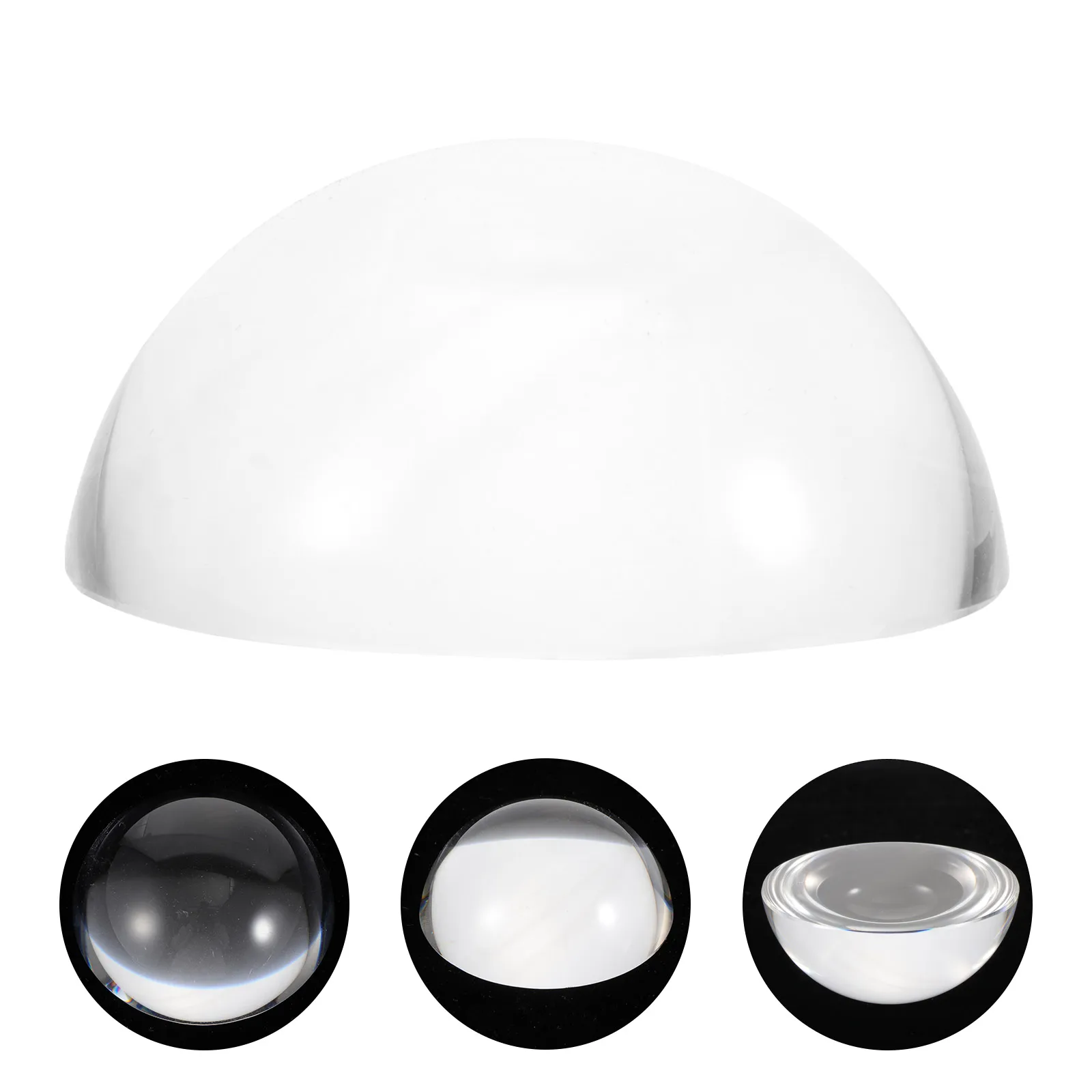 

2pcs Crystal Dome Paperweights Sewing Patchwork Weights Calligraphy Painting Fabric Weights Premium Crystal Deform Resistant