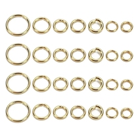 Louleur High Quality Stainless Steel Open Jump Ring Round Gold Color Split Rings For Diy Jewelry Making Findings Wholesale