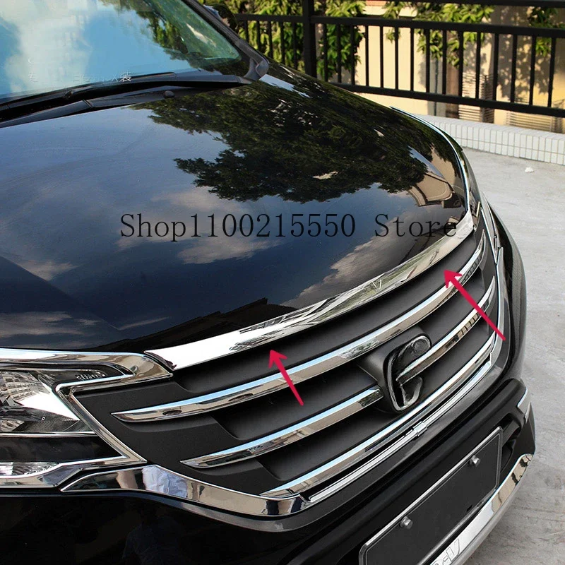 ABS Chrome Front Bonnet Machine Cover Molding Trim car Accessories  for Honda CRV CR-V 2012 2013 2014 2015 2016