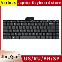 US/SP/Russian Laptop Keyboard For Dell Inspiron 14R 3421 5421 Vostro 2421 14 3437 5435 5437 15Z-5523 M431R MP-12F7 Latitude3440