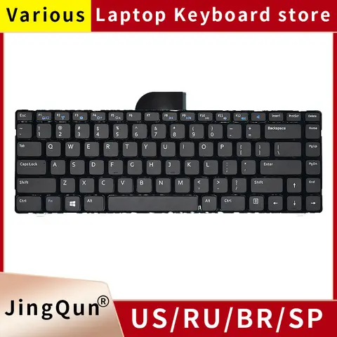 US/SP/Russian Laptop Keyboard  For Dell Inspiron 14R 3421 5421 Vostro 2421 14 3437 5435 5437 15Z-5523 M431R MP-12F7 Latitude3440