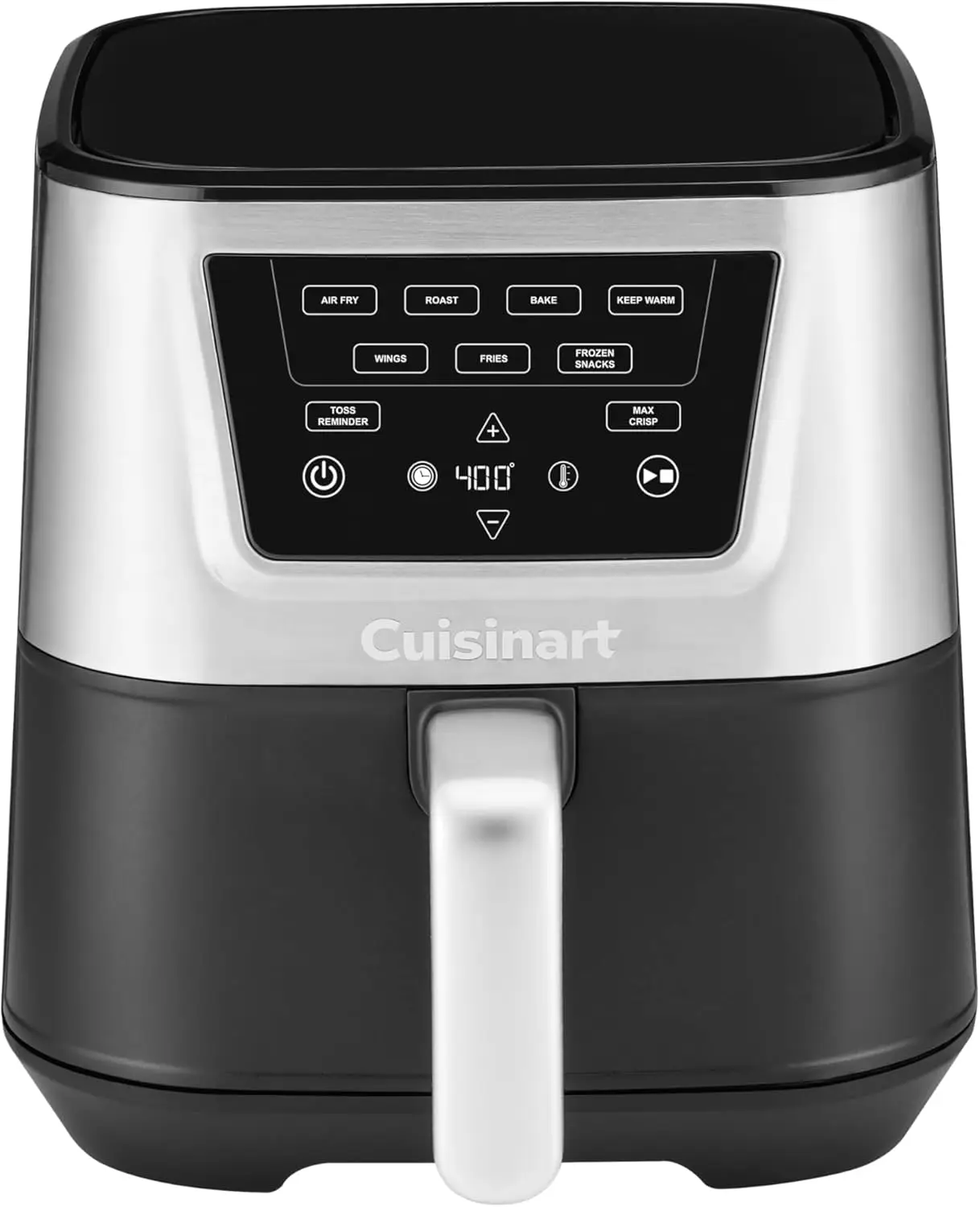 

Air Fryer, Large 6-Quart Basket with 4 Cooking Functions to Air Fry, Bake, Roast, and Keep Warm, 3 Presets, PFAS-Free