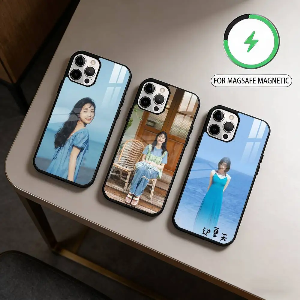 

Chinese actress S-Shen Y-Yue Phone Case For iPhone17,16,15,14,13,12,11 Plus,Pro Max Magnetic For Magsafe Wireless Charging