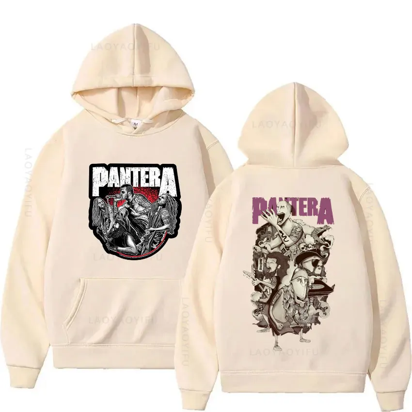 Pantera Heavy Metal Band Theme Odzież męska Y2k Bluza z kapturem Bluza z kapturem Nowe bluzy z kapturem i bluzy Jesień i niezbędne akcesoria