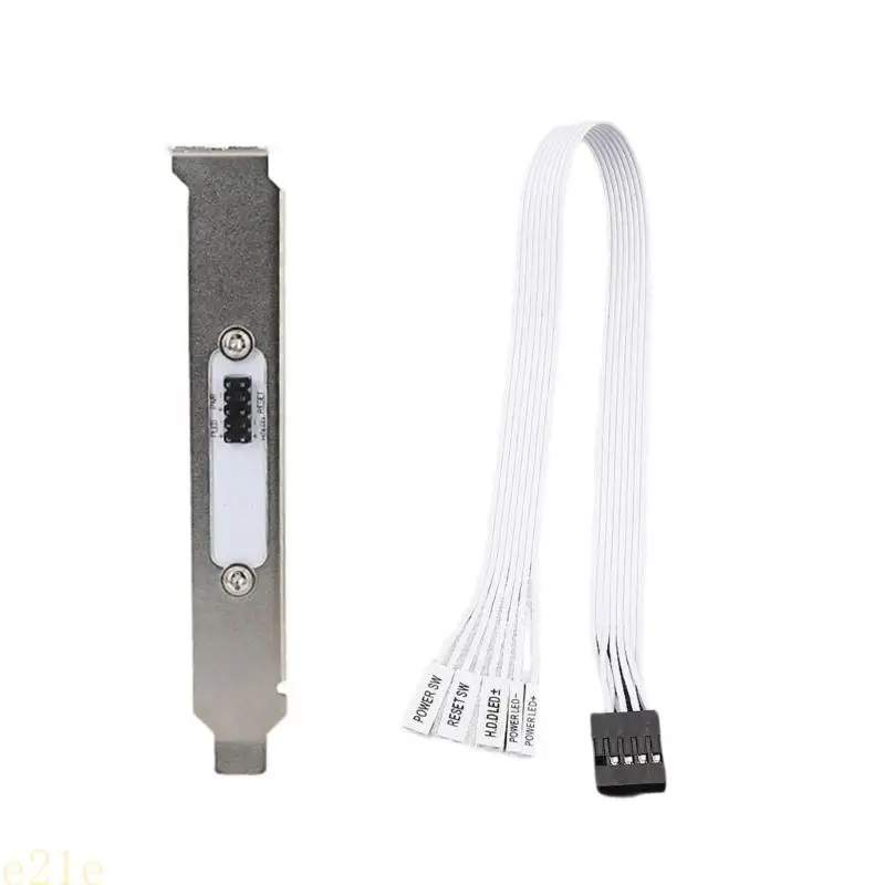 

E21E 50 см Внешнее переключение питания с металлическим кронштейном для корпуса компьютера Простая установка Прочность