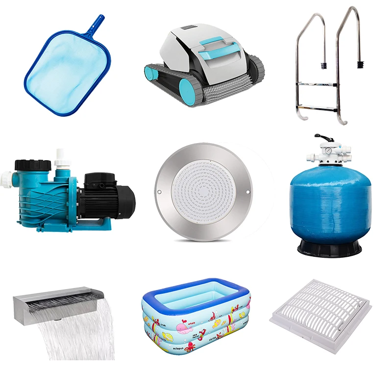 Baobiao Backwash Cleaning Spa Water Frp Vessel Sand Pool Filter Comercial For Swimming Pool