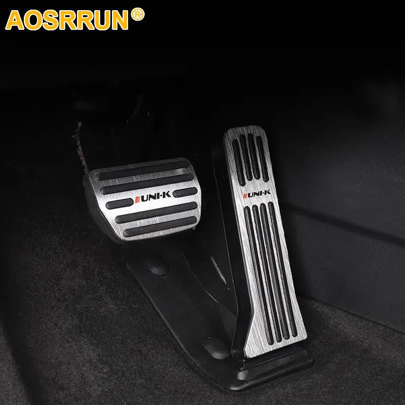 Stainless Steel Automobile Accelerator Pedal Brake Non-slip Pedal For Changan Uni-k Unik 2022 2021 Car Accessories