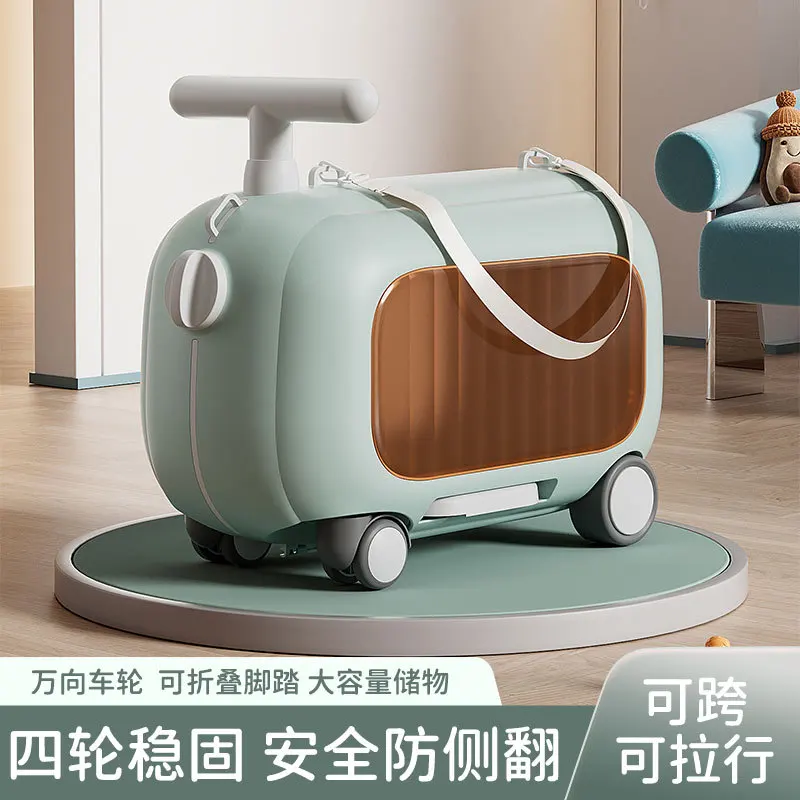 Maleta de viaje para bebé, bicicleta corredera que se puede recuperar, equipaje para niños, bicicleta corredera, viaje para bebés de 1 a 3 años, novedad de 2025