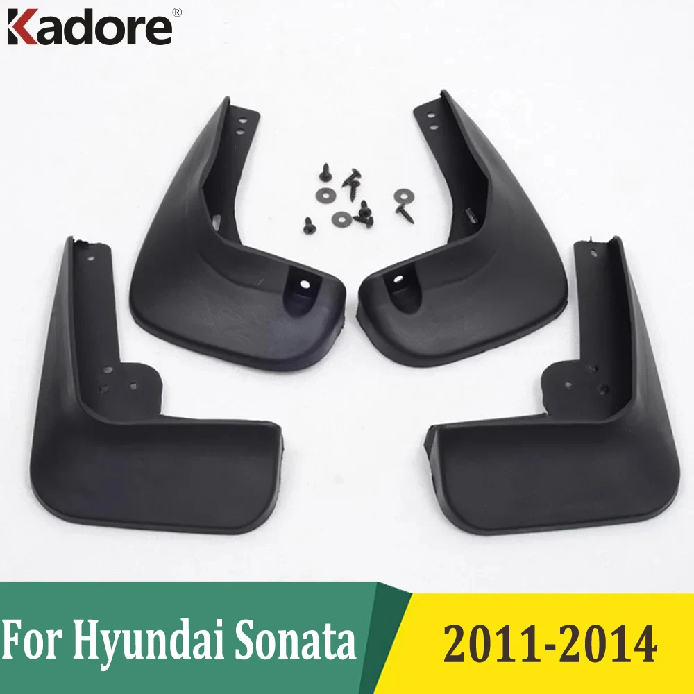 

For Hyundai Sonata i45 2011-2013 2014 Mudguards Mudflaps Fenders Splash Shield Soil Plate Mud flaps Front Rear Cars Accessories