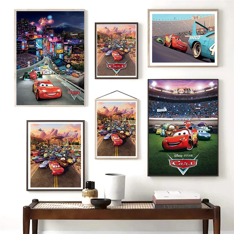 Diamond Painting Marvel Animation Art Cartoon Cars McQueen Posters Abstract Graffiti Wall Art Picture for Kids Home Room Decor