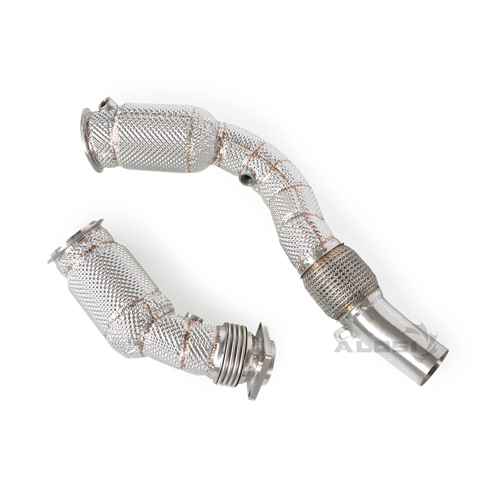 

For BMW M3 M4 F80 F82 3.0T 2014-2019 BMW M2 M2C F87 2017-2020 High performance stainless exhaust downpipe with catalytic