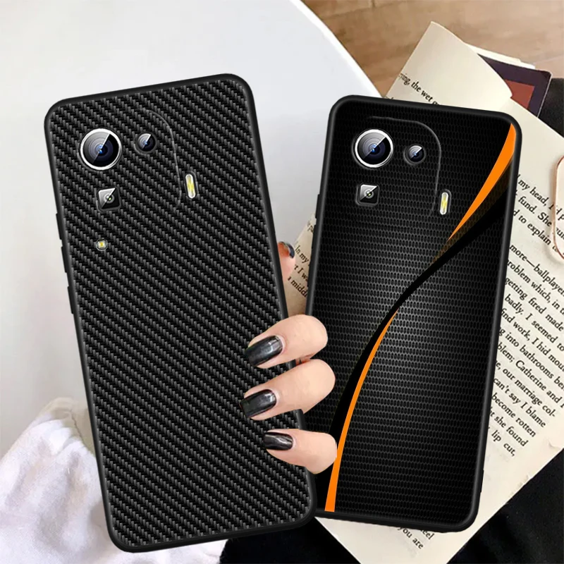 Car Carbon Fibre For Xiaomi Mi 14 13T 13 12T 12 11T 11i 11 10T 10 Pro Lite Ultra 5G Black TPU Phone Case