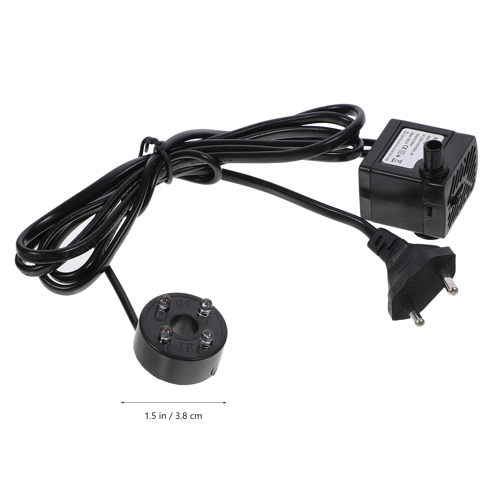 3-25W Submersible Water Pump with LED Light Adjustable Water Pump for Aquarium Filter Waterproof Fountain Fish Pond Waterfall