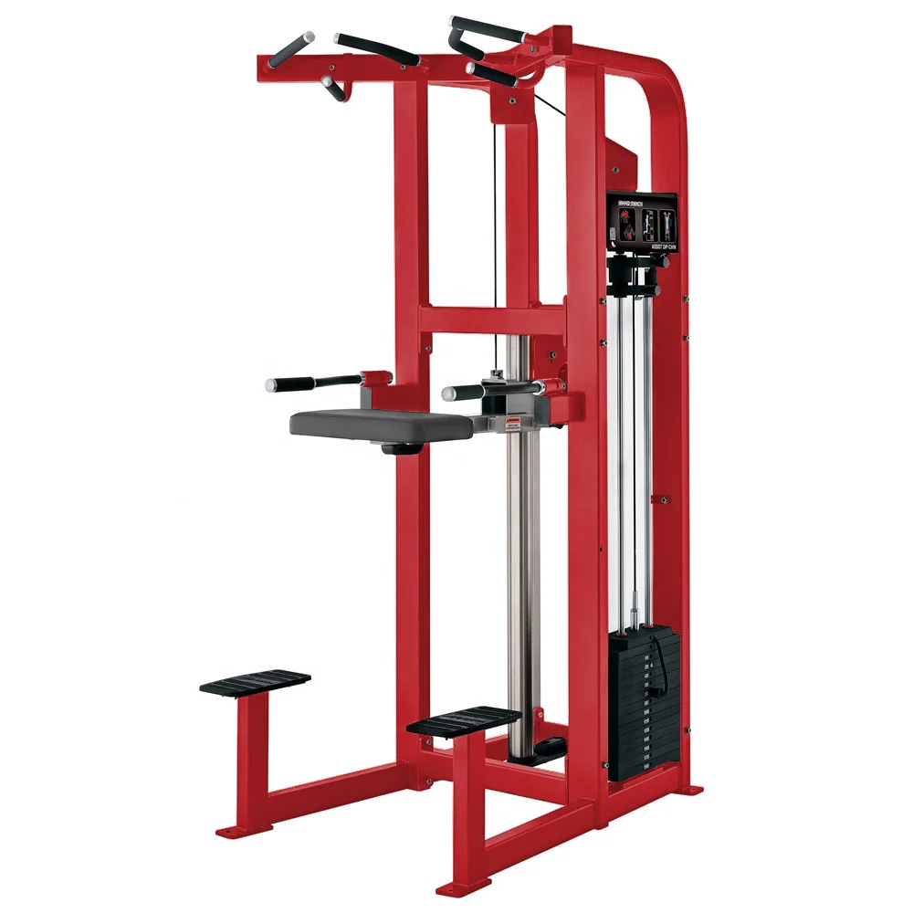 

High-End Fitness assist dip chin gym Equipment assisted pull up machine assisted chin dip machine