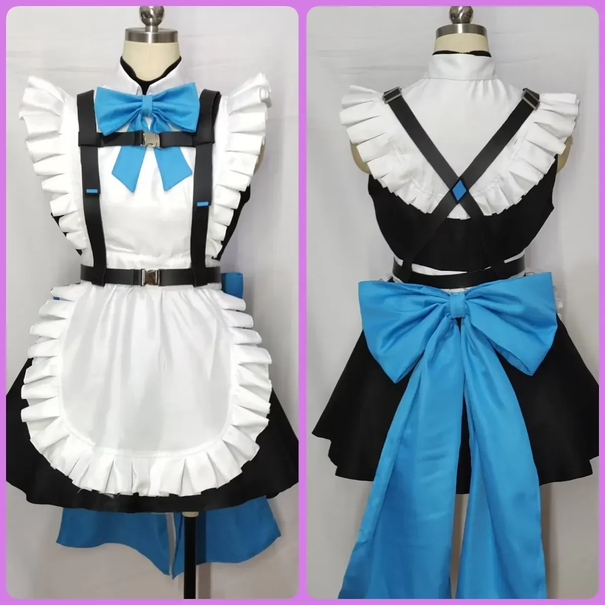 Asuma Toki Cosplay Costume Game Blue Archive Cosplay Women Cute Maid Dress Suit Anime Clothing Halloween Uniforms Custom Made