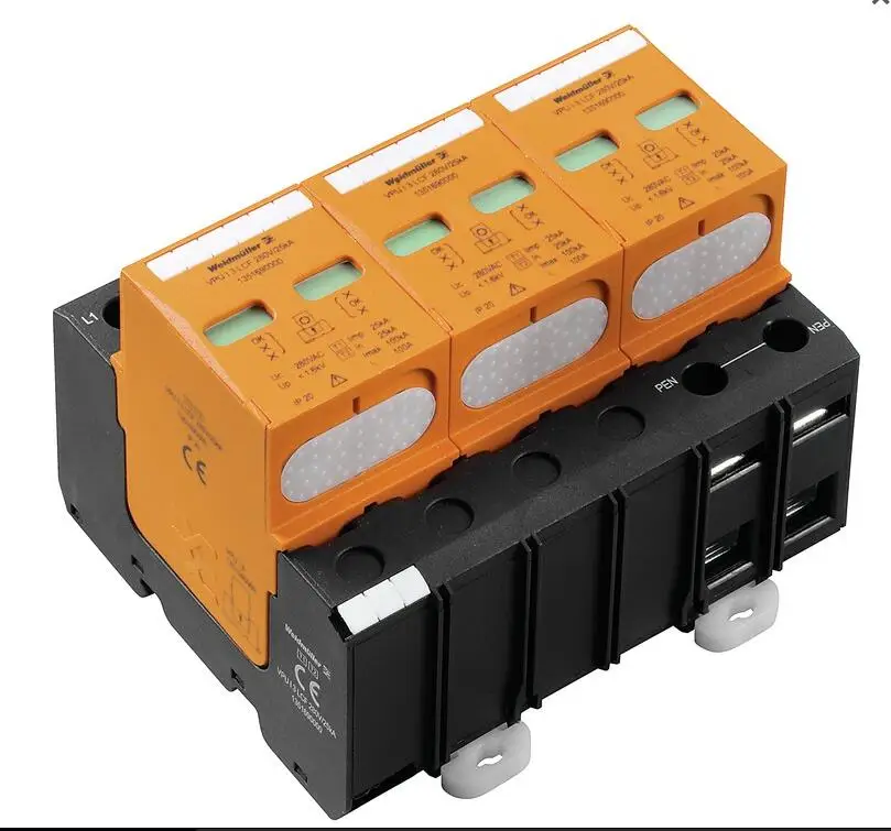 

Weidmuller1351690000 VPU I 3 LCF 280V/25KA Surge Voltage Arrester Low Voltage Without Telecomm Contact Leakage-current-free TN-C