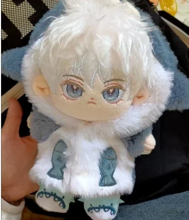 

Мягкая плюшевая кукла HxH Killua Zaoldyck для косплея, 20 см, с куклой-скелетом, игрушки для детей, подарок на день рождения