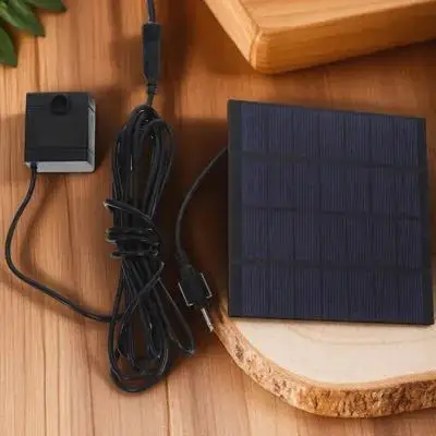 

Solar Power Submersible Water Pump 7V 1W Eco Friendly Small Mini Aquarium Fountain Pool Garden Pond 180L H 30 60cm