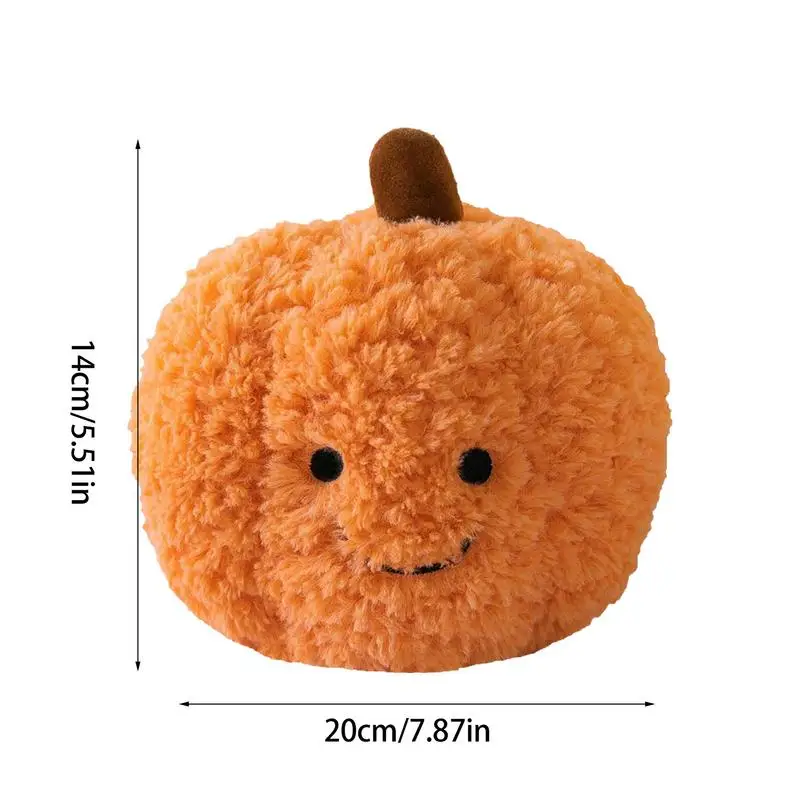 Halloween Pumpkin Plush Toy With Smile Creative soft Stuffed Animal Model Funny Pumpkin Fruit Vegetable Dolls For Kid Girls