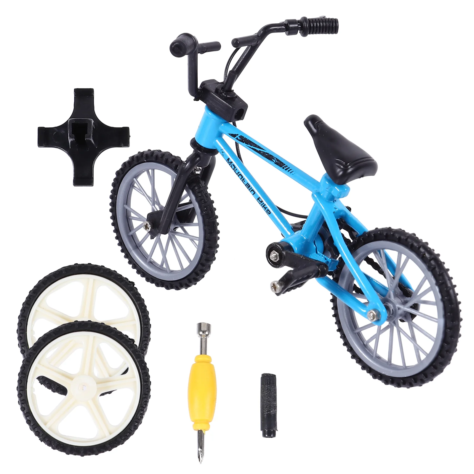 Mini patinetas para bicicleta de dedo, juguetes en miniatura, bicicletas educativas MTB, simulación