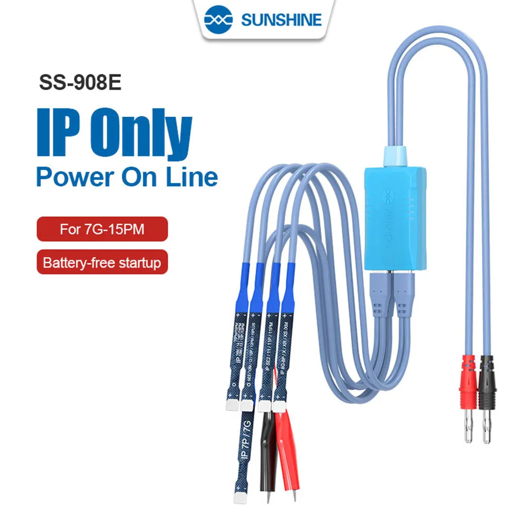 

SUNSHINE SS-908E Power Boot Control Line Dedicated for Phone 7G -15 Pro Max Repair Power Supply Test Cable Line Tool