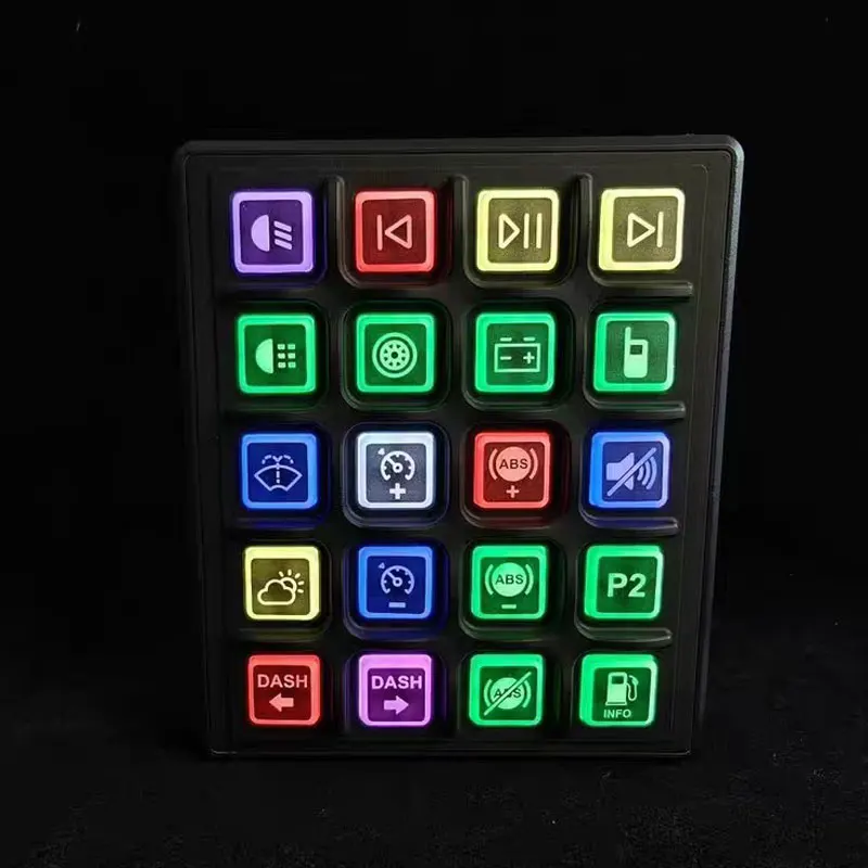 Simracing Game Central Control Box Button Box for Eurotruck Simagic Thrustmaster Fanatec Logitech g29 for PC Racing Games