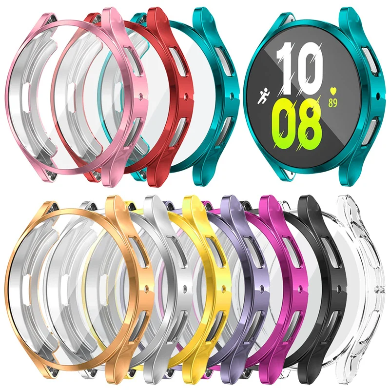 Funda de reloj para Samsung Galaxy Watch 4/5 40mm 44mm Protector de pantalla de TPU cubierta protectora de parachoques integral galaxy Watch 5 4 44mm