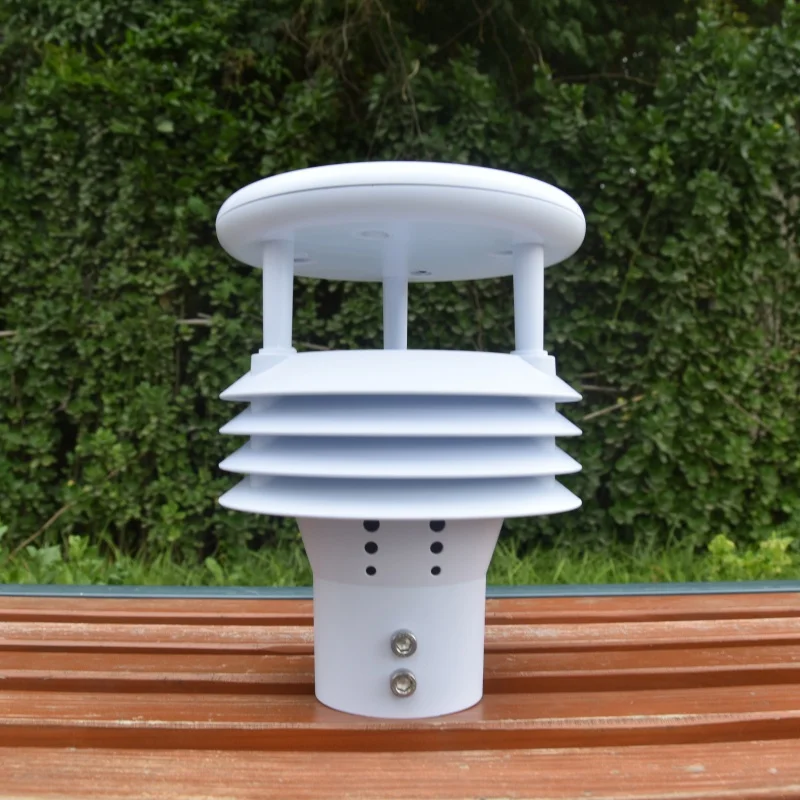 5-in-1 Ultrasonic Weather Station RS485/Wireless Anemometer Measures Wind Speed/Direction Temperature Humidity Pressure Sensor