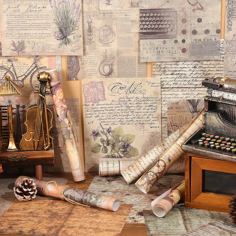 160-folhas-de-papel-de-scrapbook-de-texto-vintage-nao-pegajoso-tamanho-grande-com-160-padroes-para-diarios-de-lixo-decoracoes-de-planejador-de-artesanato-diy