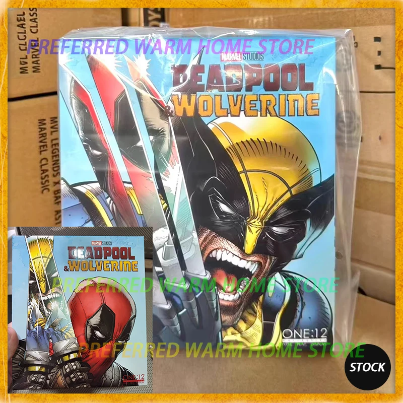 

В наличии: Оригинальные коллекционные фигурки Mezco Toys One:12 Дэдпул и Росомаха, подвижные модели с тканевой одеждой