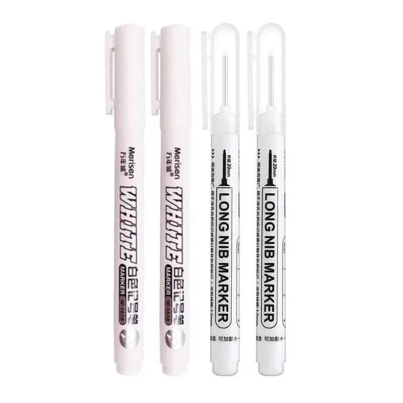 5/10 قطعة 20 مللي متر سعة كبيرة طويلة رئيس علامات القلم الحمام النجارة الديكور متعددة الأغراض مقاوم للماء حفرة عميقة أقلام خطاط (ماركر) #6