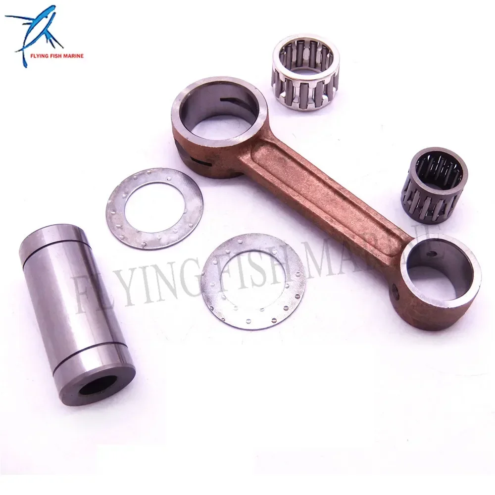 Outboard Motor 12161-96300 12161-91L00 Connecting Rod Kit for Suzuki 2-stroke DT20 DT25 DT30 20HP 25HP , Marine 18-1758