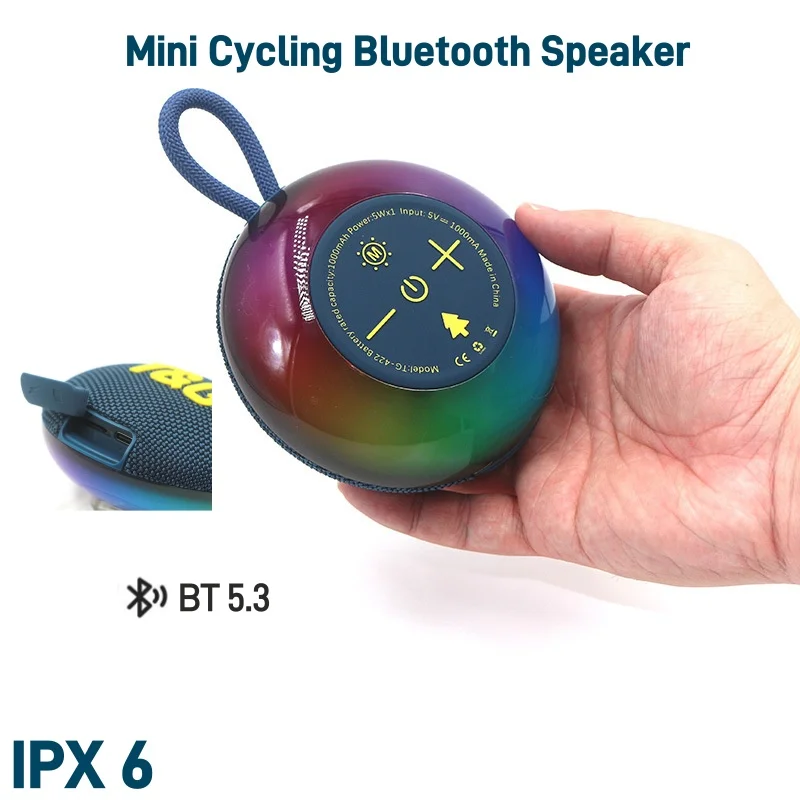 Bluetooth-колонка, водонепроницаемая, IPX 6, TWS