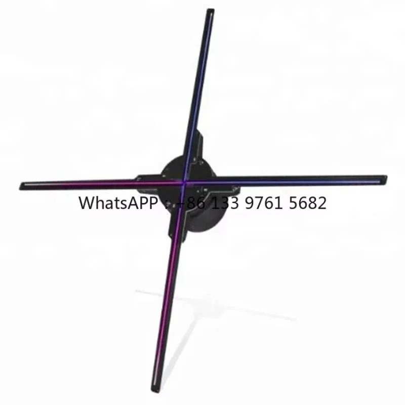 

2025 Hot SaleHolographic 3d Fan Led Hologram Display Advertising 100cm 3d Fan